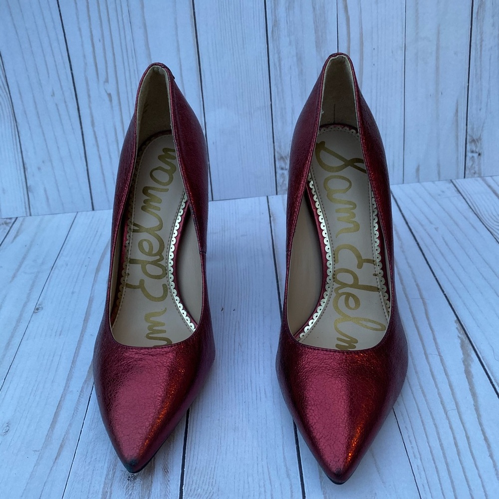 Authentic Sam Edelman Red Pump - Picture 7 of 8